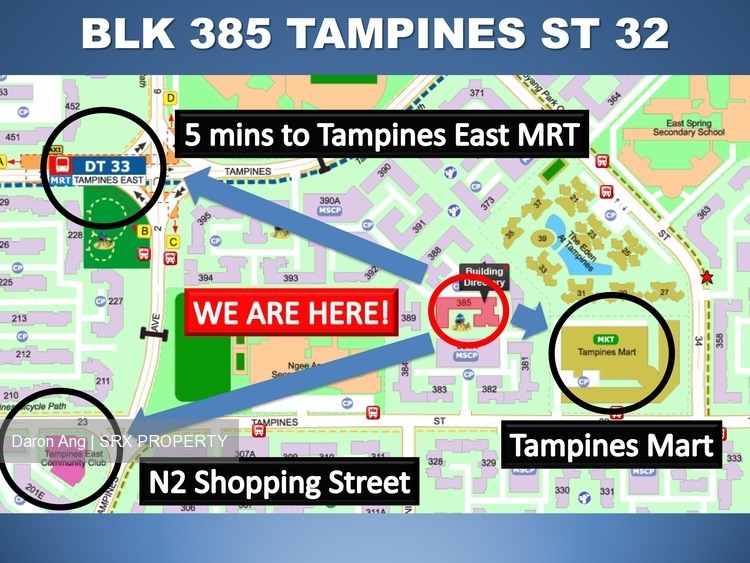 Blk 385 Tampines Street 32 (Tampines), HDB 5 Rooms #186638312